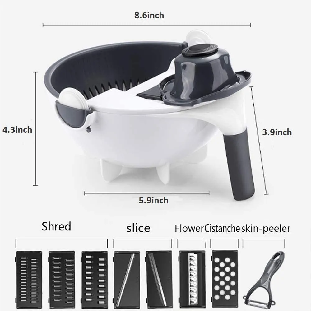 Rotate The Vegetable Cutter