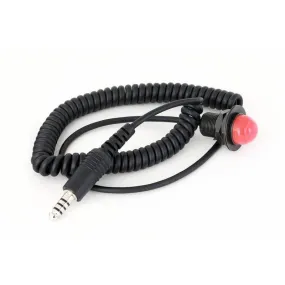 Rugged Radios Hole Mount Steering Wheel Quick Disconnect Push-To-Talk (PTT)
