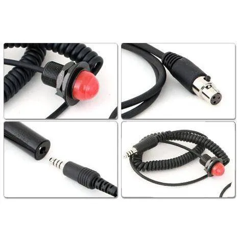 Rugged Radios Hole Mount Steering Wheel Quick Disconnect Push-To-Talk (PTT)