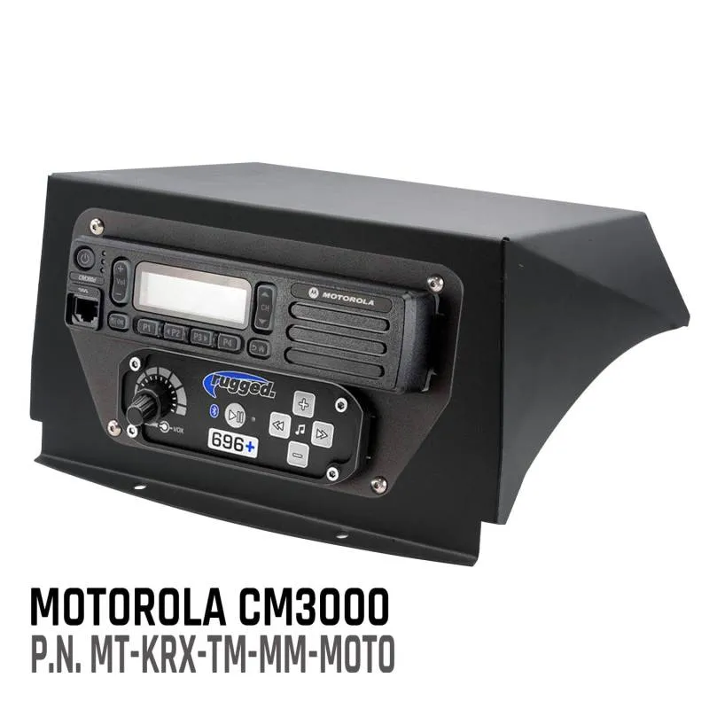 Rugged Radios Kawasaki KRX Multi-Mount Kit - Top Mount - for Rugged Radios UTV Intercoms and Radios - Rugged Radios M1/RM45/RM60/GMR45