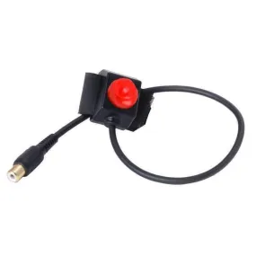 Rugged Radios Motorcycle Push-To-Talk (PTT) Velcro Mount with RCA Connector