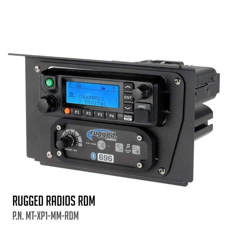 Rugged Radios Polaris XP1 Mount Kit for M1 / G1 / RM60 / GMR45 Radio and Rugged Radios Intercom - Rugged Radios M1/G1/RM45/RM60/GMR45 with Switch Holes