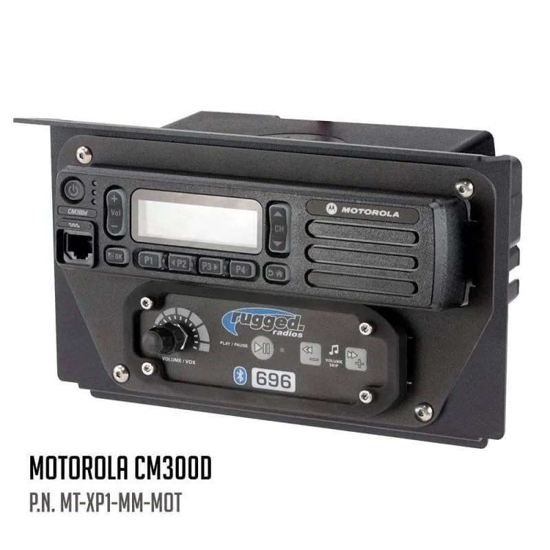 Rugged Radios Polaris XP1 Mount Kit for M1 / G1 / RM60 / GMR45 Radio and Rugged Radios Intercom - Rugged Radios M1/G1/RM45/RM60/GMR45 with Switch Holes