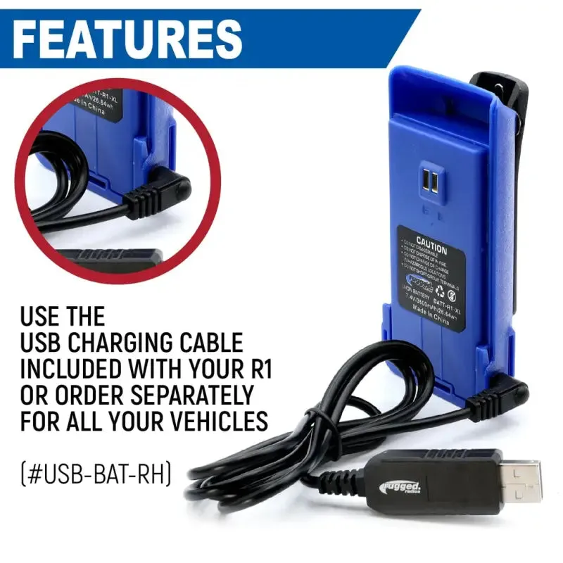 Rugged Radios R1 Handheld Radio High Capacity Battery