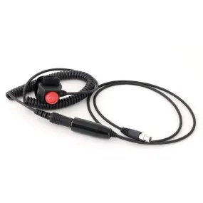Rugged Radios Velcro Mount Quick Disconnect Steering Wheel Push-To-Talk (PTT) Kit