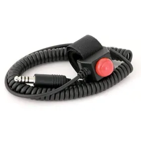 Rugged Radios Velcro Mount Steering Wheel Push-To-Talk (PTT) with Quick Disconnect for Intercoms