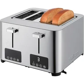 Salton Digital 4 Slice Toaster - Stainless Steel