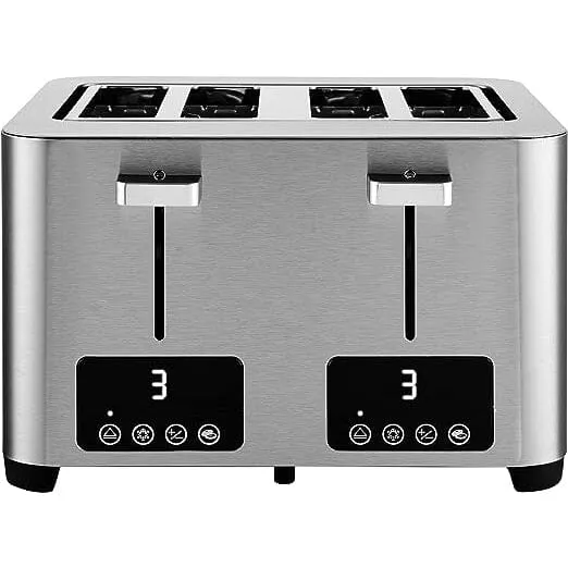 Salton Digital 4 Slice Toaster - Stainless Steel