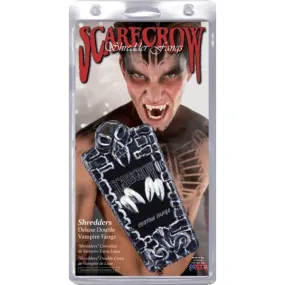 Scarecrow Double Vampire Fangs - Chrome Shredders