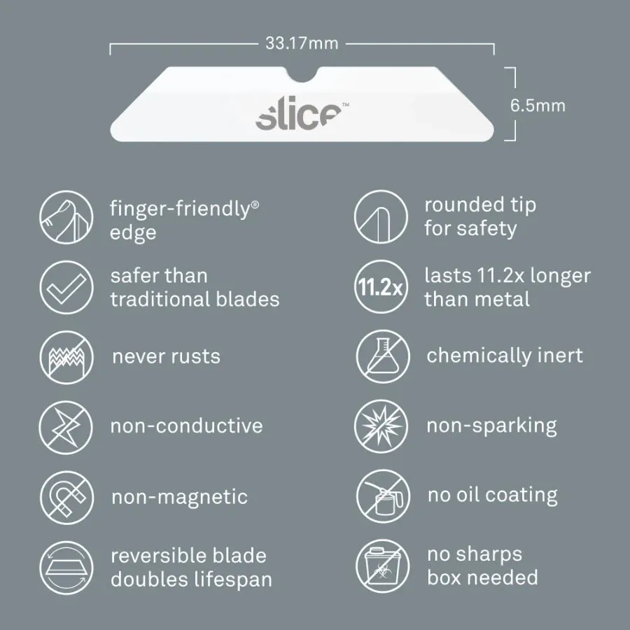 Slice® 10404 Box Cutter Blades (Rounded Tip)