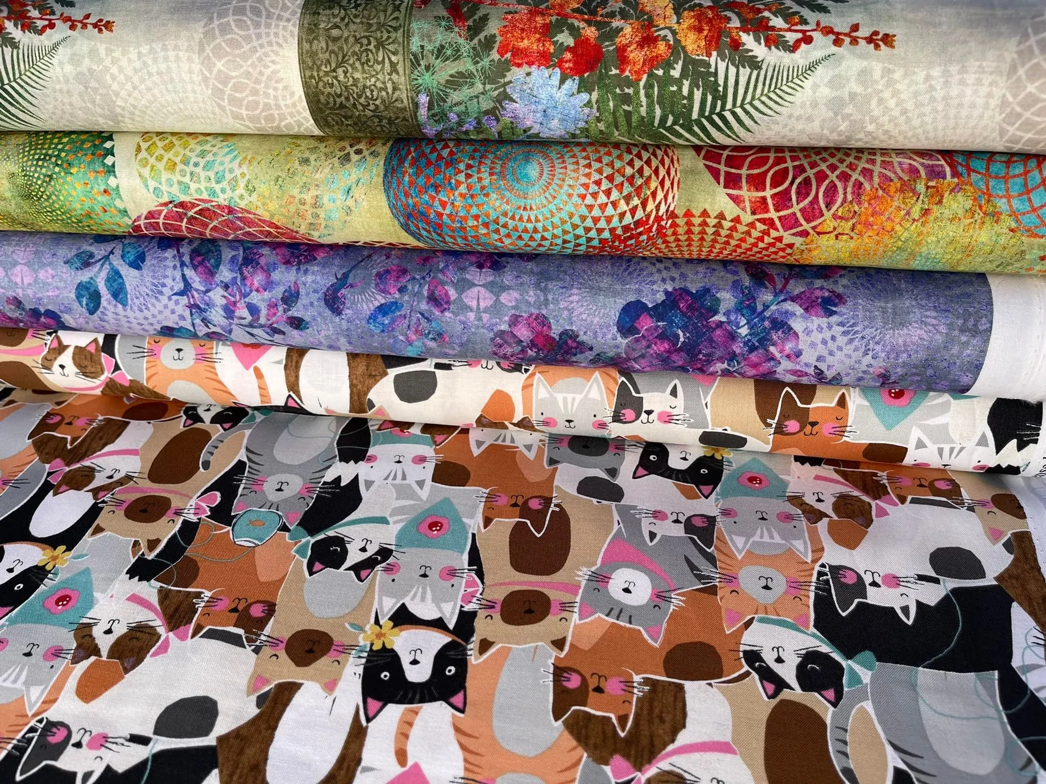 Small Slim Wallet - Light Weight - Added RFID Fabric - FernTastic Fabric
