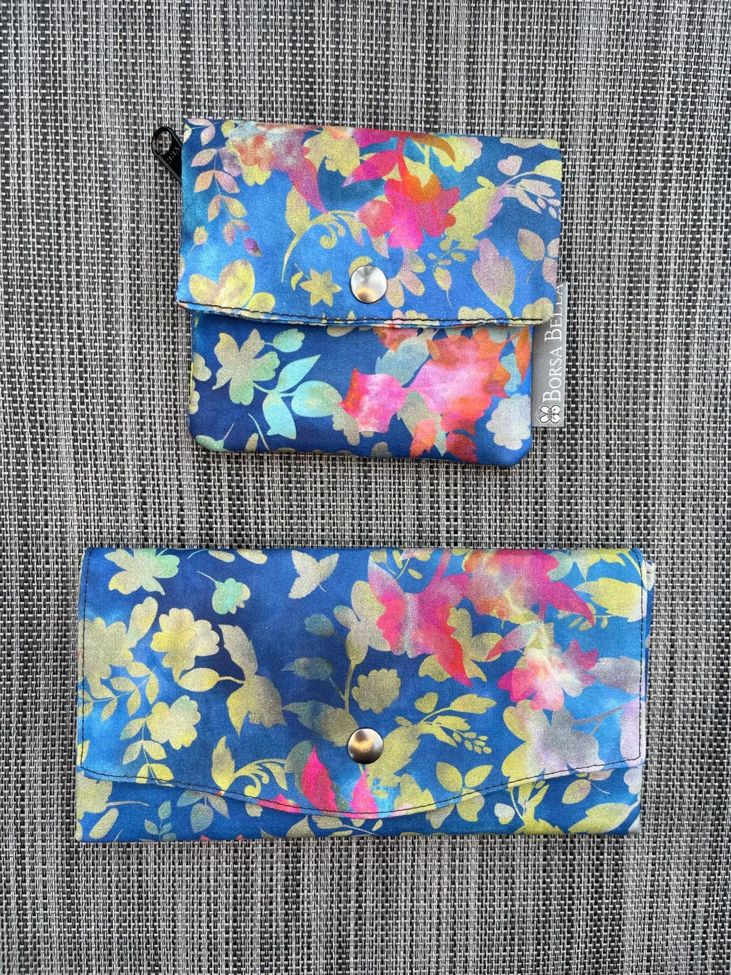 Small Slim Wallet - Light Weight - Added RFID Fabric - Halcyon Fabric