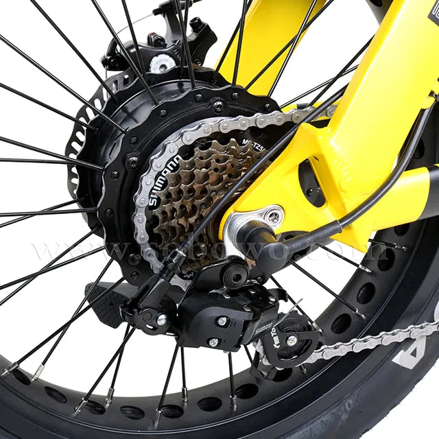 SOBOWO S68 unique design double battery electric fat bike