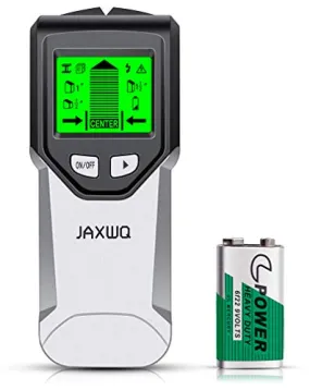 Stud Finder Wall Scanner - 5 in 1 Stud Finder Tool with Intelligent Microprocessor Chip and HD LCD Display, Stud Detector Beam Finders for the Center and Edge of Wood AC Wire Metal Studs Joist Pipe