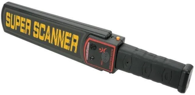 SUPER SCANNER HAND-HELD METAL DETECTOR