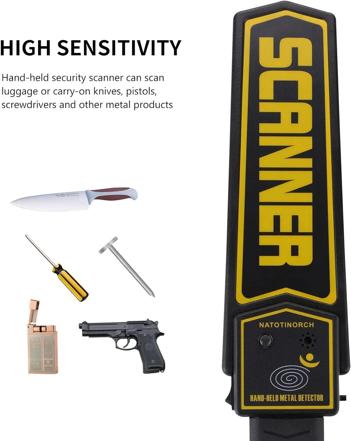 SUPER SCANNER HAND-HELD METAL DETECTOR