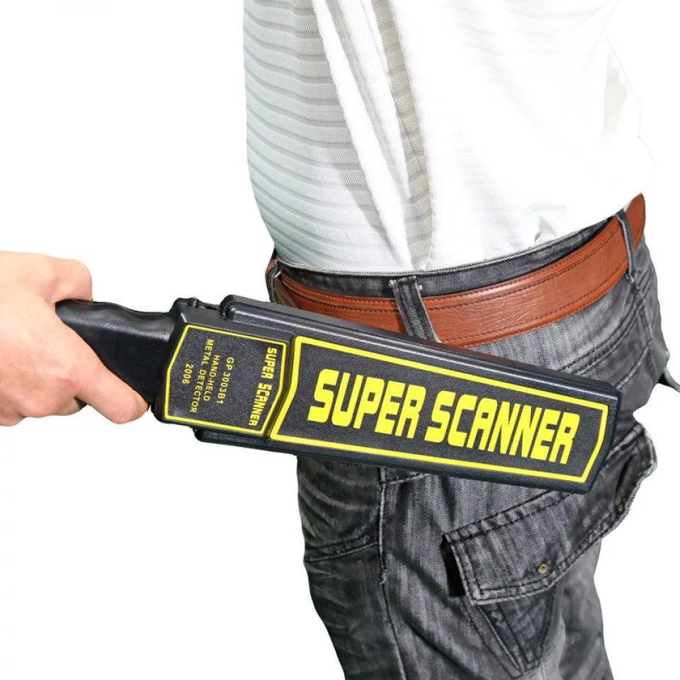 SUPER SCANNER HAND-HELD METAL DETECTOR