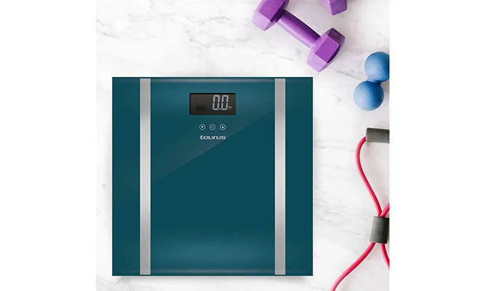 Taurus Bathroom Scale Bmi Digital Glass 180kg 3 V Syncro Glass