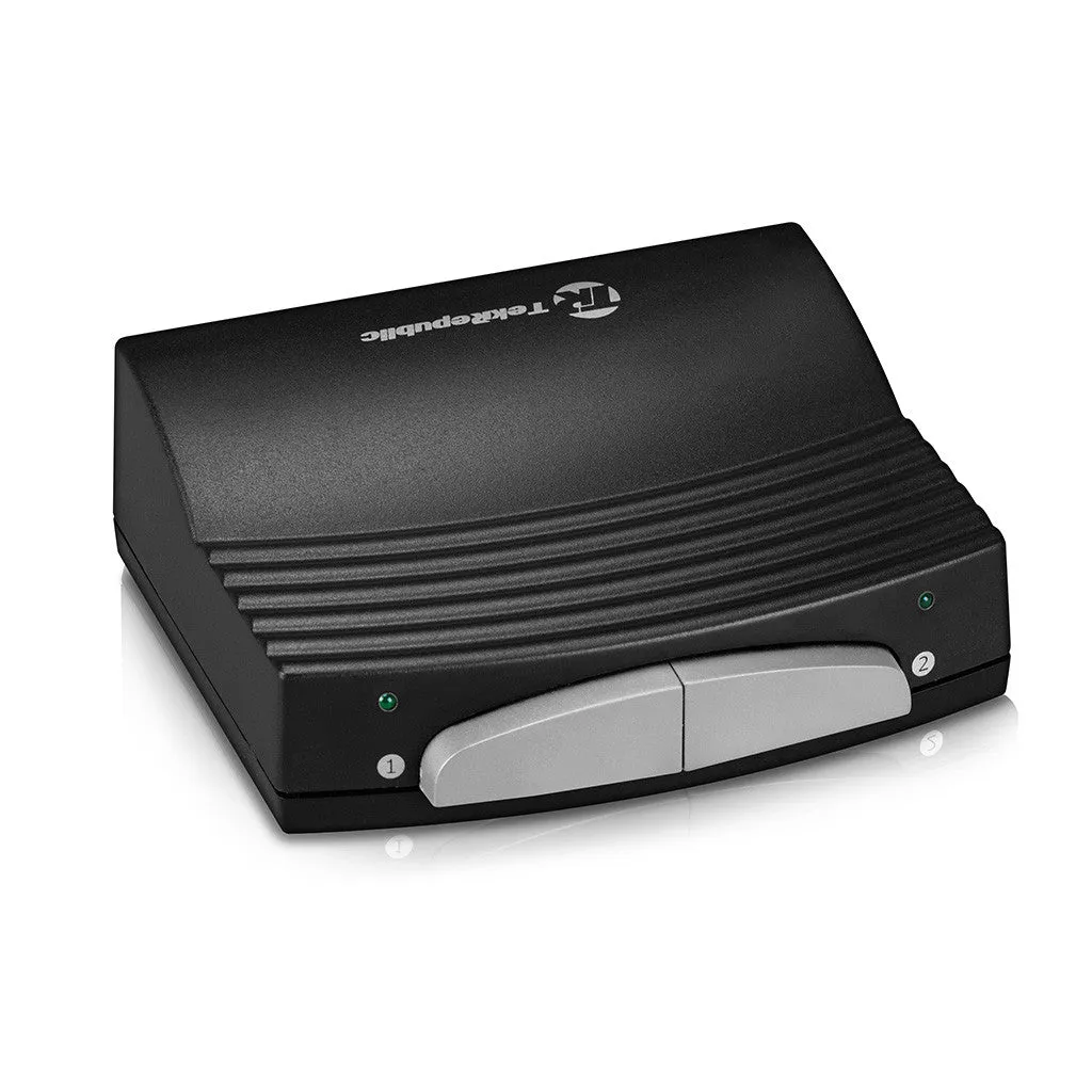 Tek Republic TUK-200 2 Port VGA   3 Port USB - Manual Sharing Switch Between Two Computers