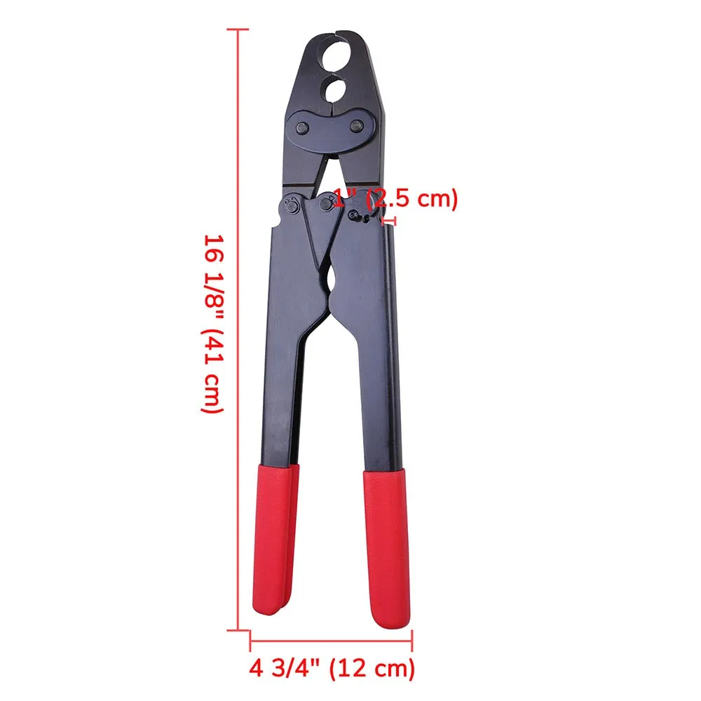 TheLAShop 1/2" 3/4" Copper Crimp Ring Pex Crimper Tools
