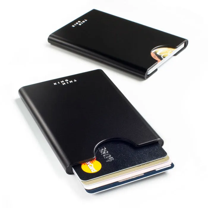 Thin King Aluminum Card Case - Black