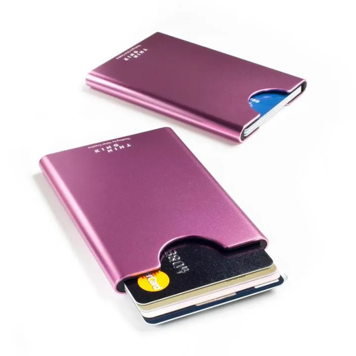 Thin King Aluminum Card Case - Pink