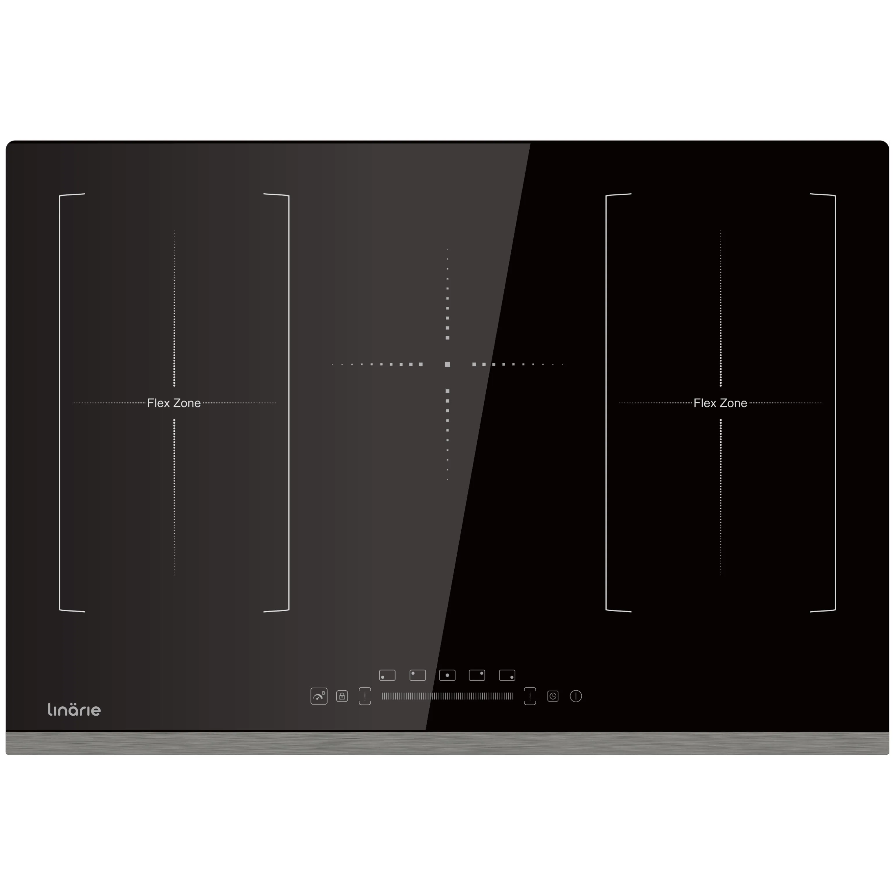 Toulouse 80cm 5 Zone Induction Cooktop with Double Flex Zone LS80I2F1Z