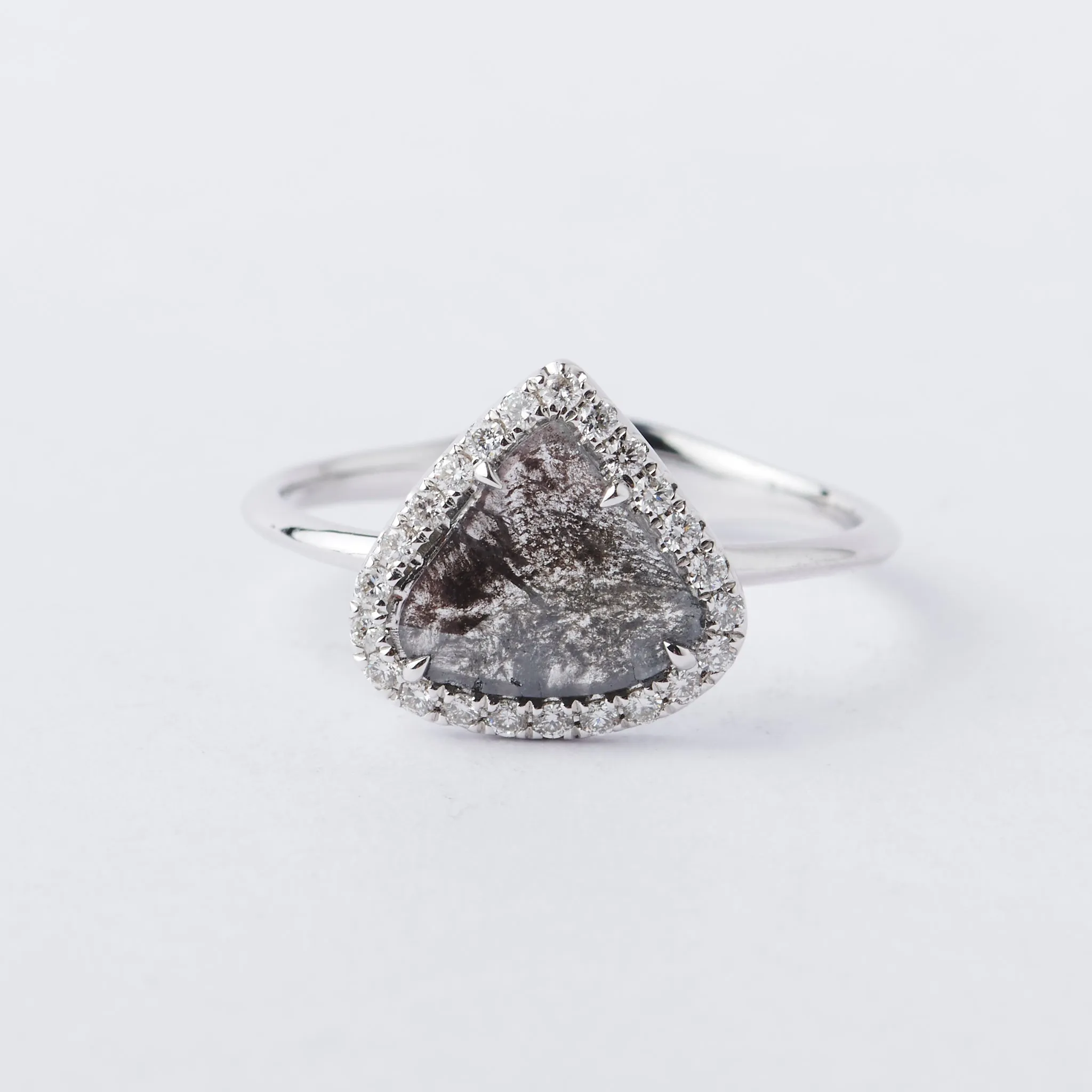Triangle Diamond Slice Ring