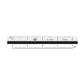 Triangular Scale Aluminum 4"