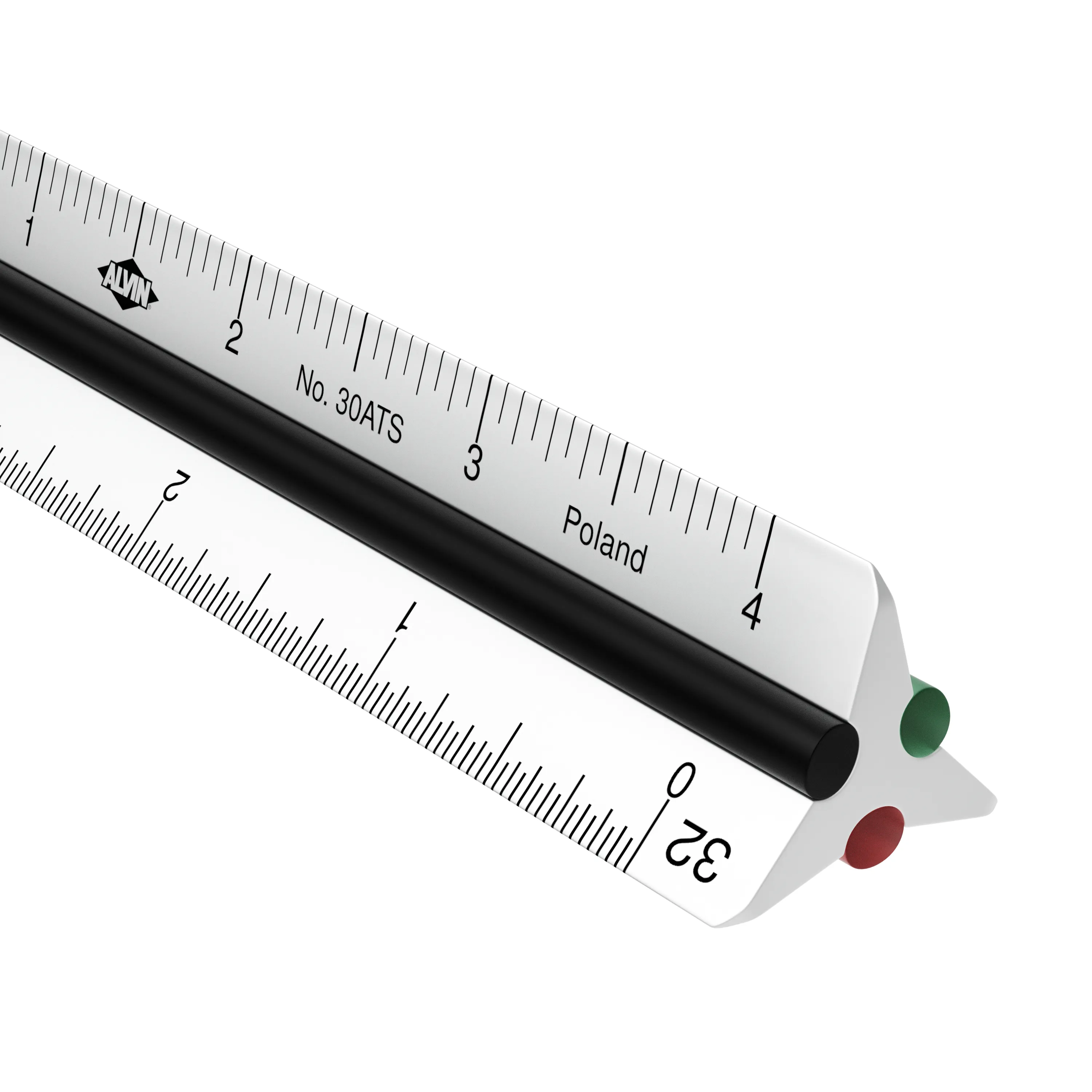 Triangular Scale Aluminum 4"