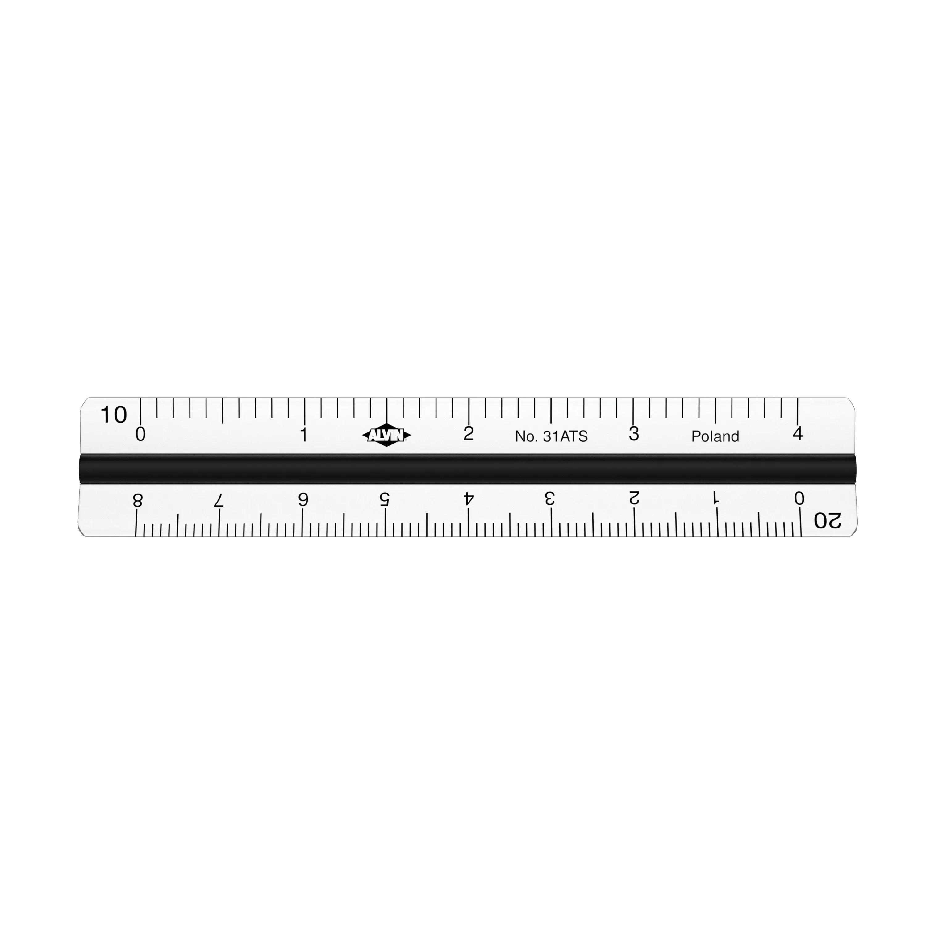 Triangular Scale Aluminum 4"
