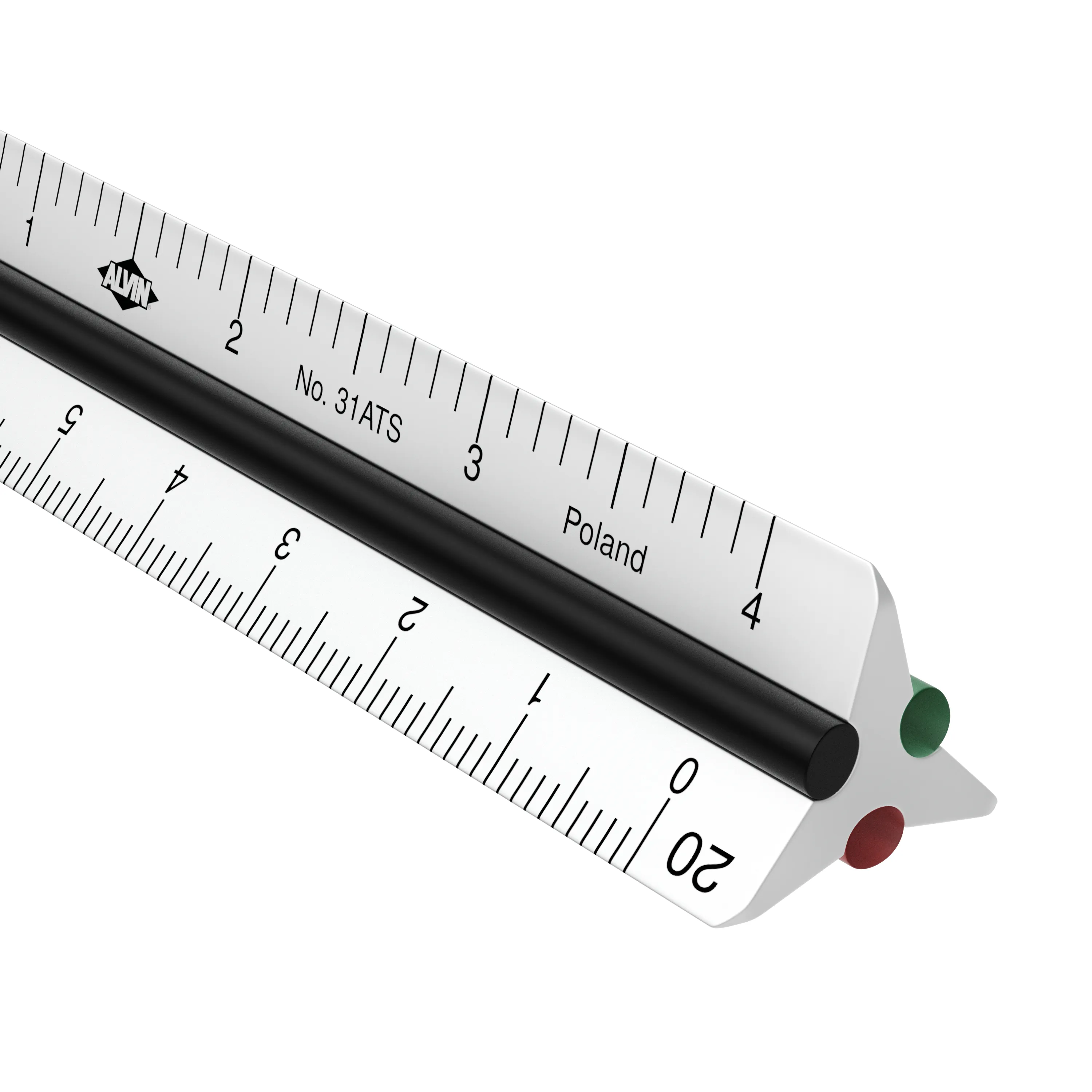 Triangular Scale Aluminum 4"