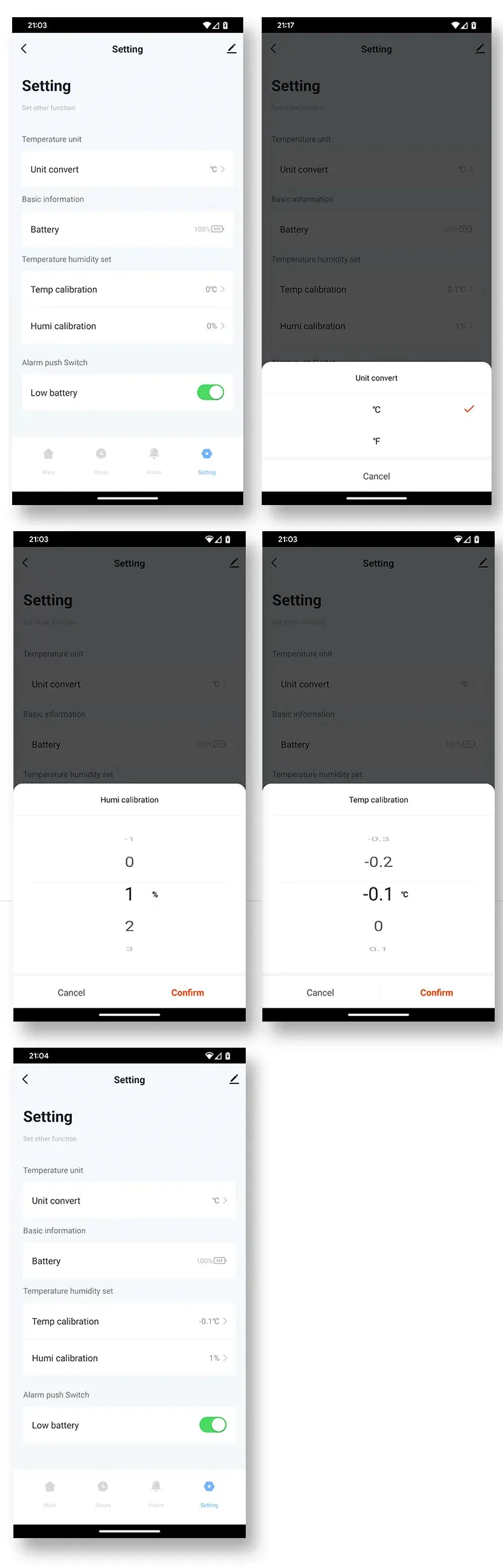 Tuya BT Smart Temperature Humidity Sensor Indoor Hygrometer Bluetooth-Compatible APP Remote Control Works With Alexa Google Home