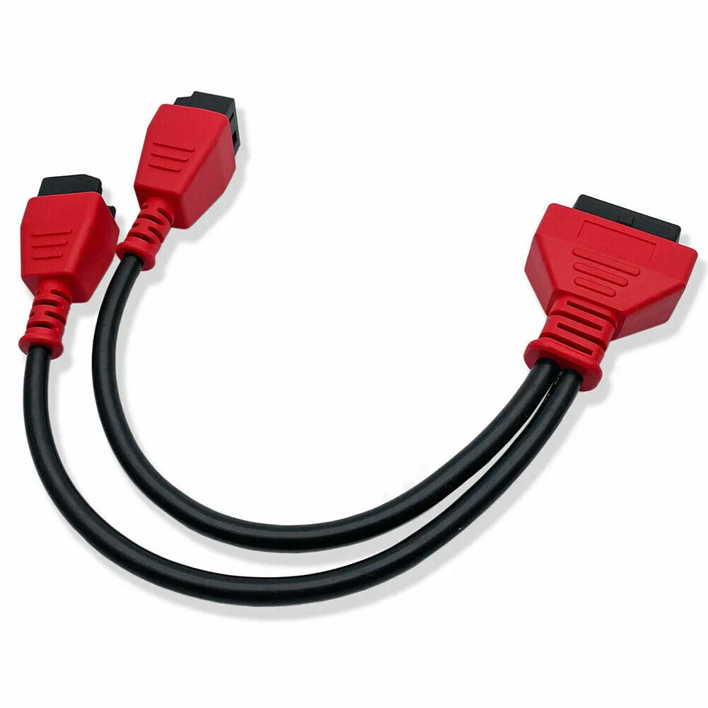 US1-2Pc12 8 Pin Connector Cable Adaptor Fit For Chrysler Autel Maxisys MSCHRY128