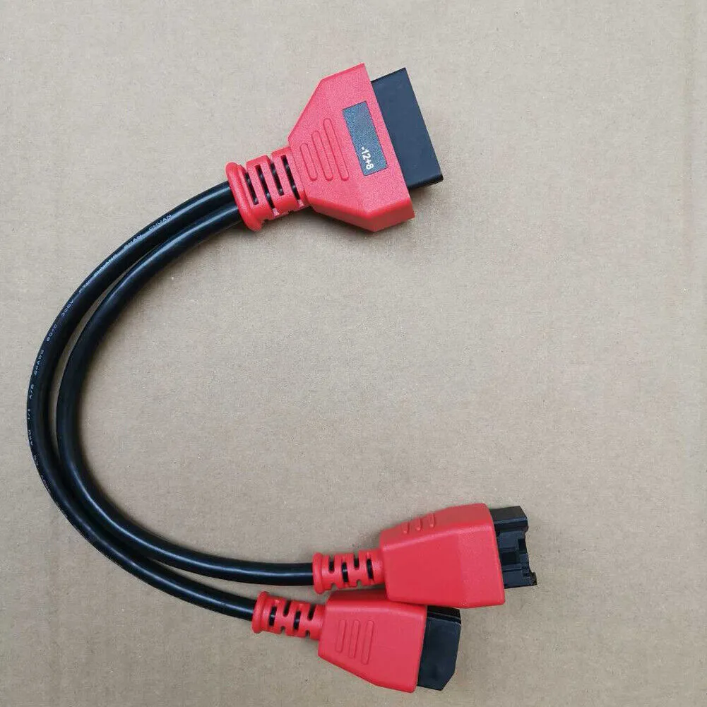 US1-2Pc12 8 Pin Connector Cable Adaptor Fit For Chrysler Autel Maxisys MSCHRY128