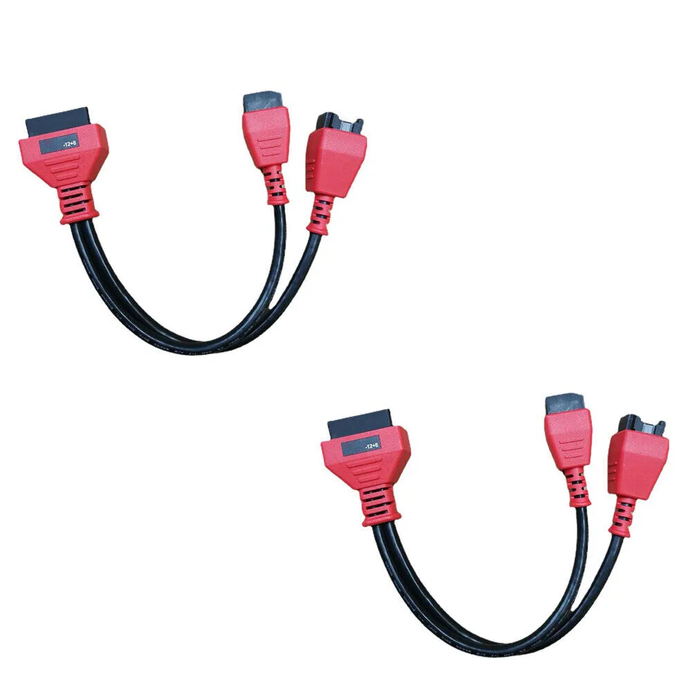 US1-2Pc12 8 Pin Connector Cable Adaptor Fit For Chrysler Autel Maxisys MSCHRY128