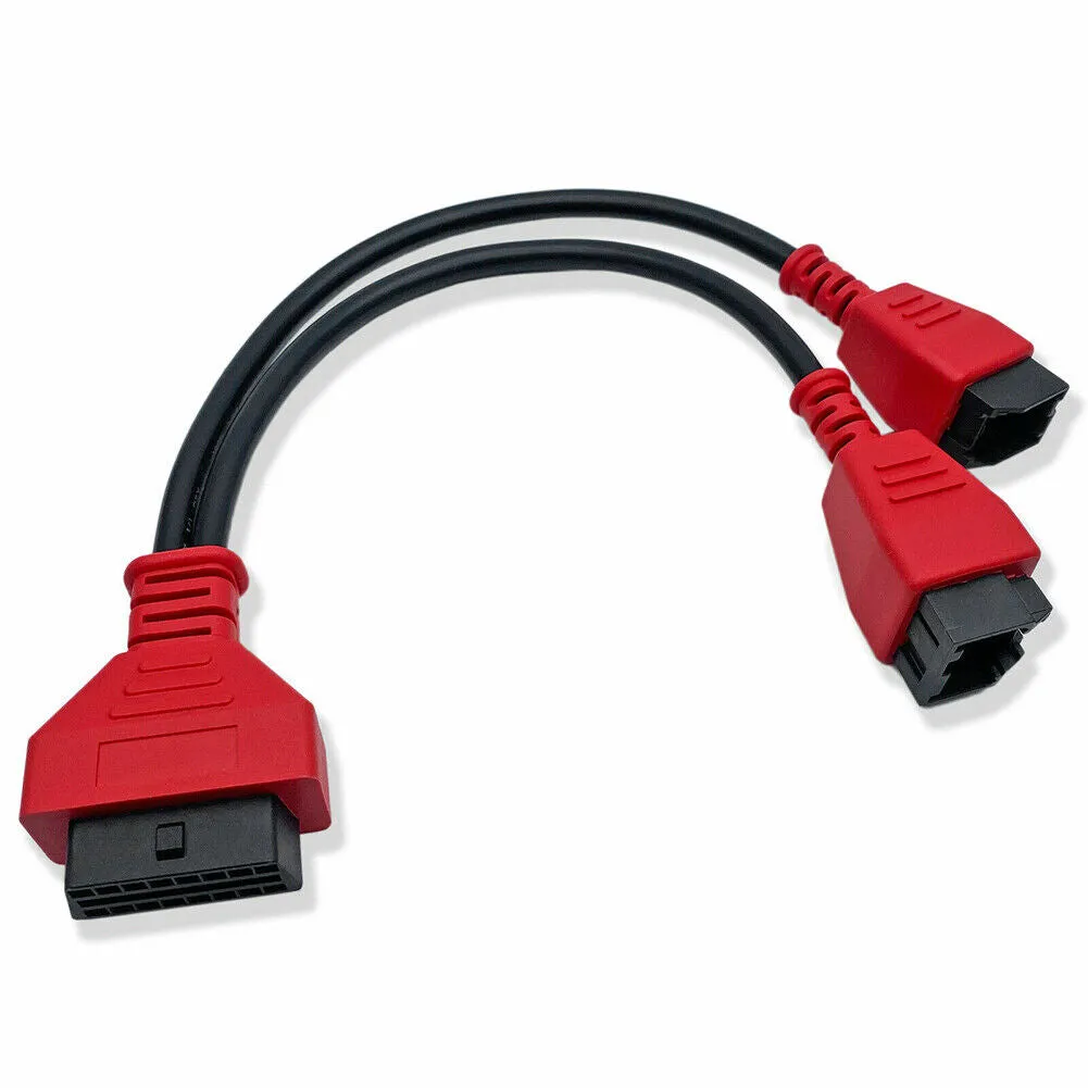 US1-2Pc12 8 Pin Connector Cable Adaptor Fit For Chrysler Autel Maxisys MSCHRY128