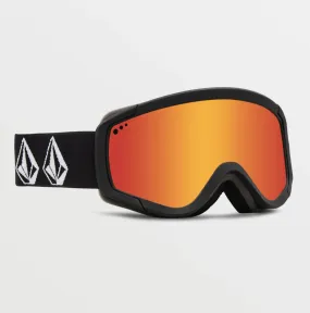 Volcom Big Youth Attunga Goggle Matte Black Stone w/ Red Chrome