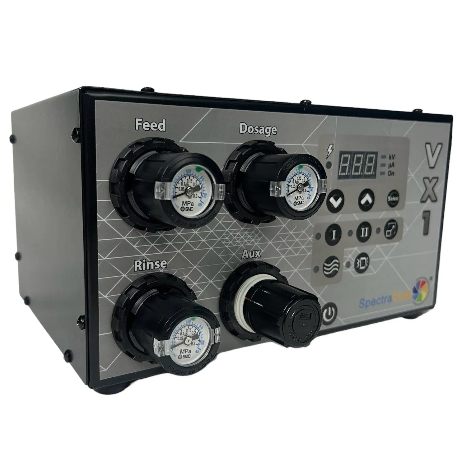 VX1 Powder Coating Gun System W/ Box Feed Stand