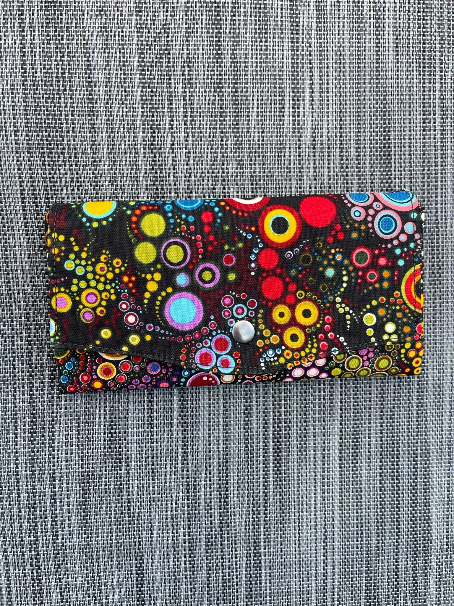 Wallet - Slim Large Wallet - Light Weight - Happy Fabric