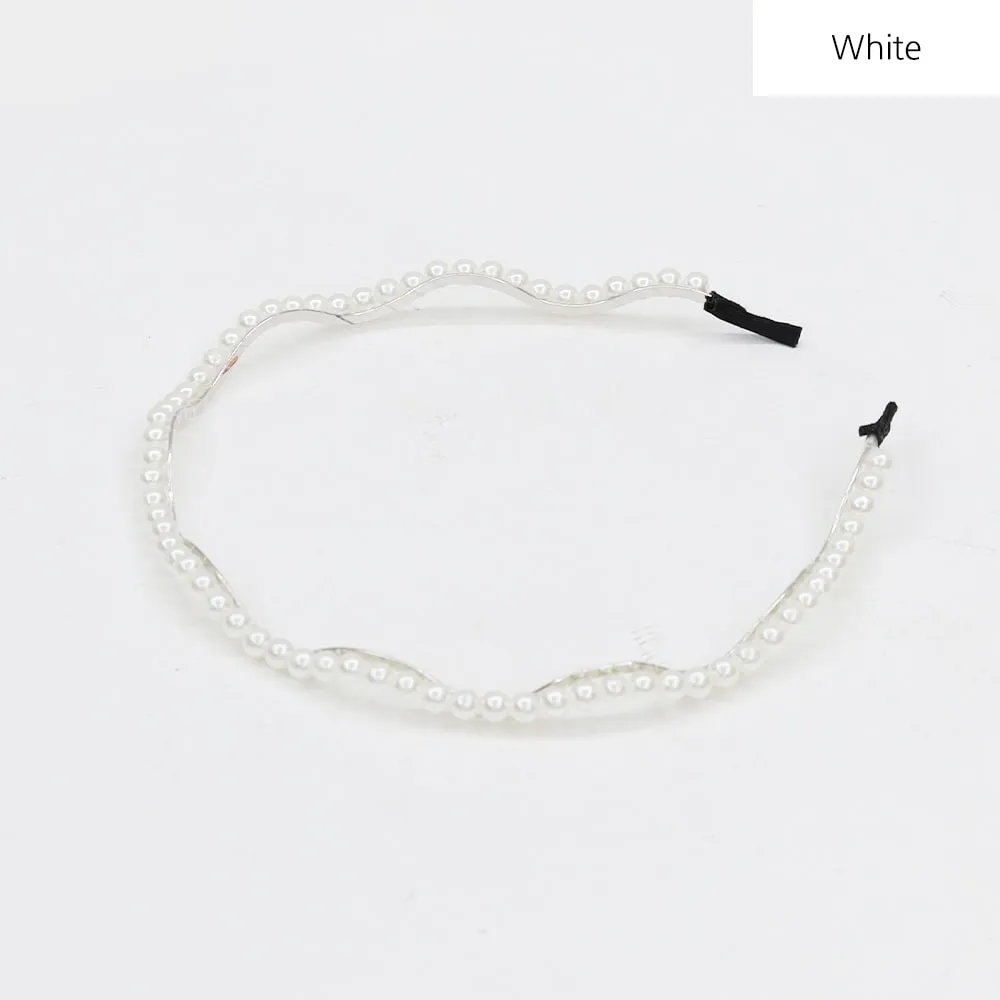 Wavy Pearl Headband BY20