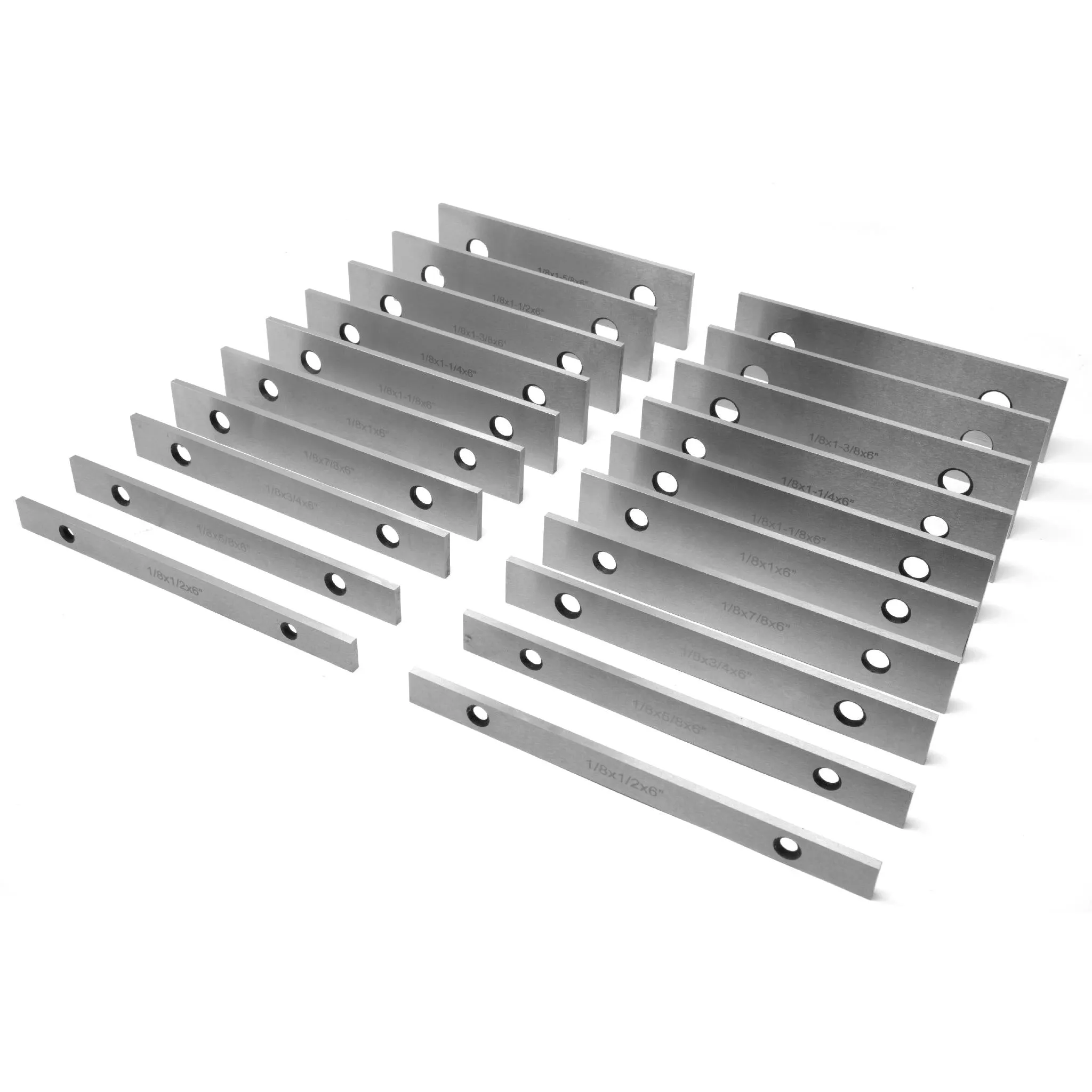 WEN 10380 20-Piece Precision-Ground 1/8-Inch Parallel Sets with Case