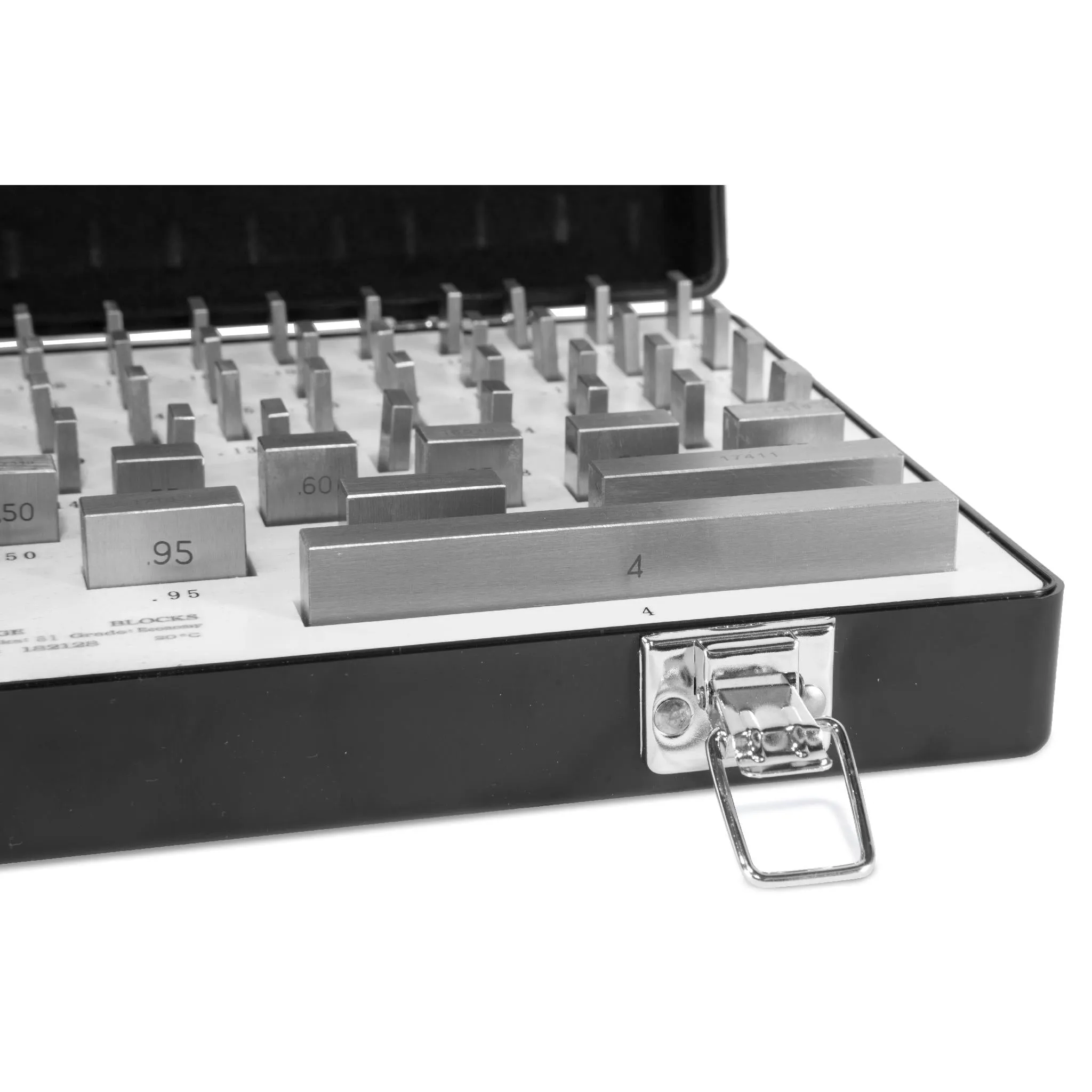 WEN 10481 81-Piece Rectangular Steel Gauge Block Set with Case