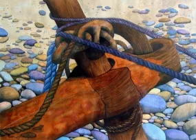 Wooden anchor