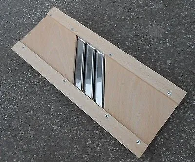 Wooden Cabbage Shredder Slaw Board Cutter Triple Blade Tool Kitchen XL 24"  61cm