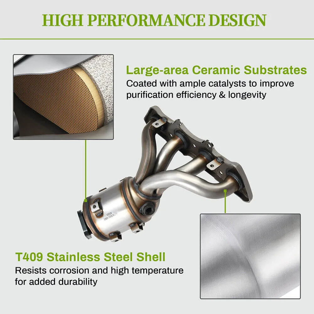 YITAMOTOR® Exhaust Manifold Catalytic Converter For 2012-2017 Hyundai Accent Veloster 1.6L