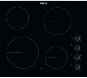 Zanussi ZHRN640K 59cm Ceramic Hob, Black