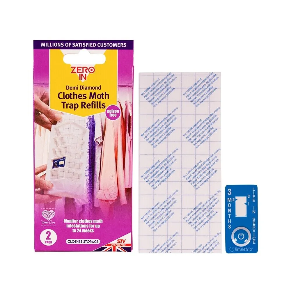 Zero In Clothes Moth Killer - Spray /  Balls / Powder / Traps