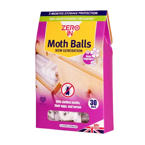 Zero In Clothes Moth Killer - Spray /  Balls / Powder / Traps