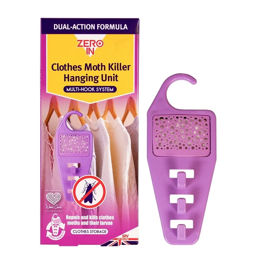 Zero In Clothes Moth Killer - Spray /  Balls / Powder / Traps